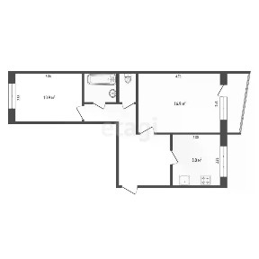 Продается 2-комн. квартира, 51,4 м²