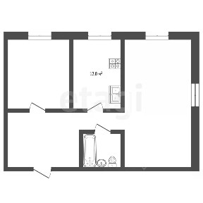 Продается 2-комн. квартира, 36,6 м²