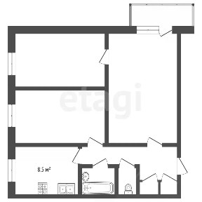 Продается 3-комн. квартира, 67,3 м²