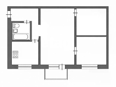 Продается 2-комн. квартира, 42,4 м²
