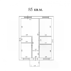 Продается 1-этажный дом, 85 м²