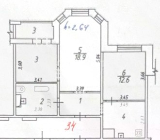 Продается 3-комн. квартира, 67,3 м²