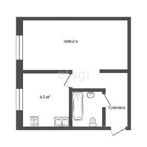 Продается 1-комн. квартира, 33 м²