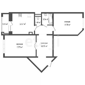 Продается 2-комн. квартира, 69,9 м²