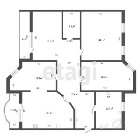 Продается 3-комн. квартира, 185,8 м²