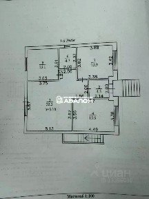 Продается 1-этажный дом, 104,1 м²