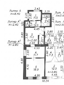 Продается 1/2 часть дома, 61 м²