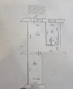Продается офис, 43,3 м²