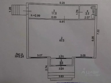 Продается здание, 62,9 м²
