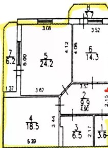 Продается 2-комн. квартира, 87 м²