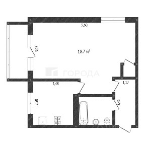 Сдается 1-комн. квартира, 31,2 м²
