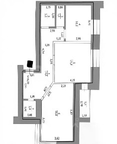 Продается 2-комн. квартира, 66,8 м²