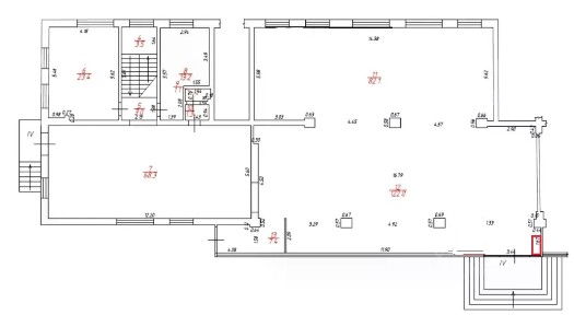 Сдается торговая площадь, 80 м²
