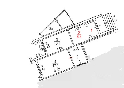 Сдается помещение свободного назначения, 55 м²