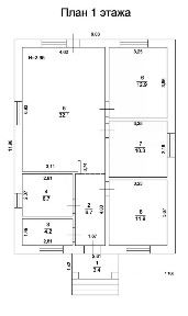 Продается 1-этажный коттедж, 93 м²