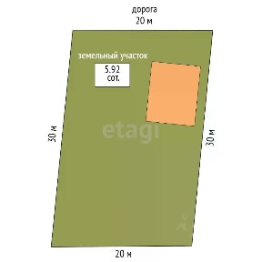 Продается 2-этажный дом, 51,7 м²