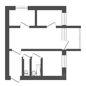 Продается 3-комн. квартира, 49,1 м²