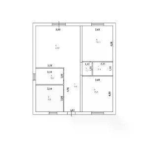 Продается 1-этажный дом, 82 м²