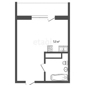 Продается студия, 32,6 м²