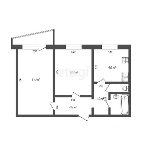 Продается 2-комн. квартира, 50,5 м²