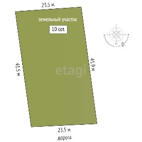 Продается участок, 10 сот.