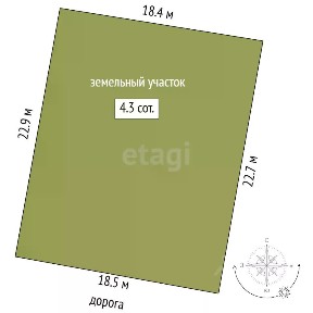 Продается 1-этажный дом, 31 м²