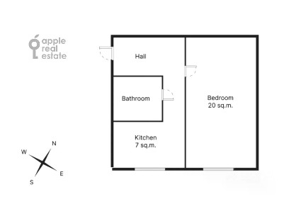 Продается 1-комн. квартира, 47 м²