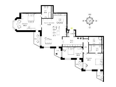 Продается 3-комн. квартира, 200 м²