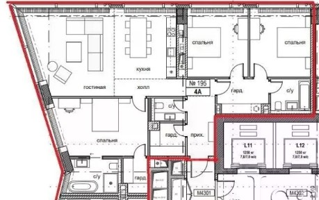 Продается 4-комн. квартира, 132,5 м²
