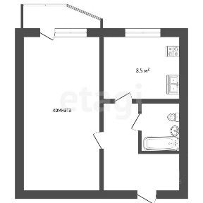 Продается 1-комн. квартира, 39 м²