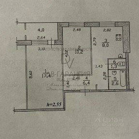 Продается 2-комн. квартира, 46,8 м²