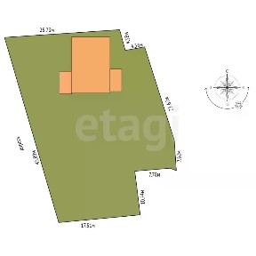 Продается 50% часть дома, 40,5 м²