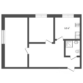 Продается 2-комн. квартира, 41,6 м²