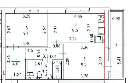 Продается 2-комн. квартира, 39,2 м²