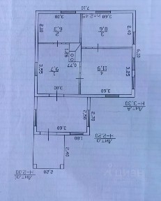 Продается 1-этажный дом, 36,5 м²