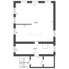 Продается 1-этажный дом, 45 м²