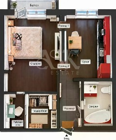 Продается 1-комн. квартира, 33,2 м²