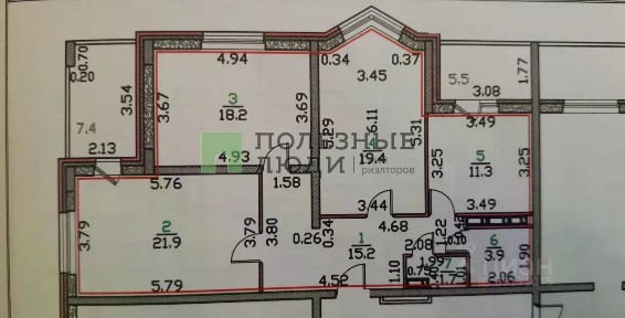 Продается 3-комн. квартира, 90,6 м²