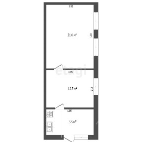 Продается 2-комн. квартира, 55 м²