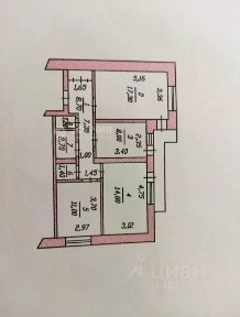 Продается 3-комн. квартира, 66,2 м²