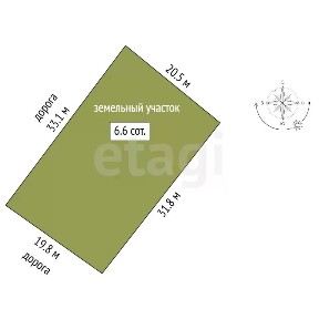 Продается 2-этажный дом, 25 м²