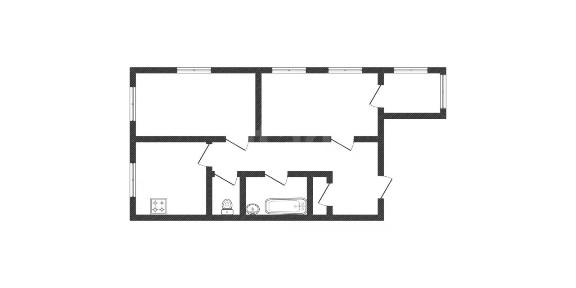 Продается 2-комн. квартира, 60,7 м²
