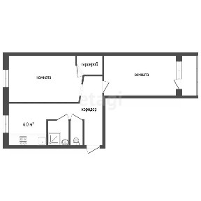 Продается 2-комн. квартира, 45,6 м²