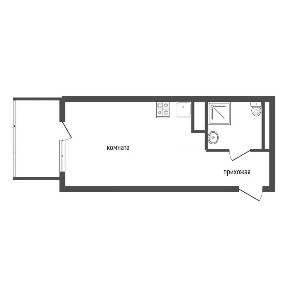 Продается студия, 20 м²