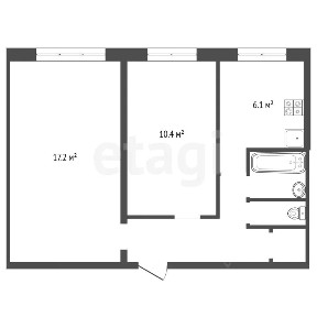 Продается 2-комн. квартира, 44 м²