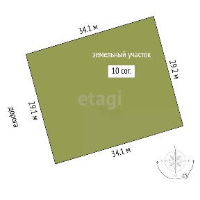 Продается участок, 10 сот.