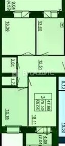 Продается 3-комн. квартира, 85 м²