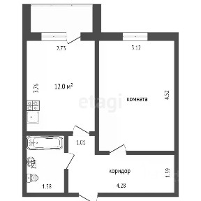 Продается 1-комн. квартира, 35,7 м²
