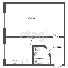 Продается 1-комн. квартира, 29,3 м²