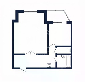 Продается 1-комн. квартира, 43 м²
